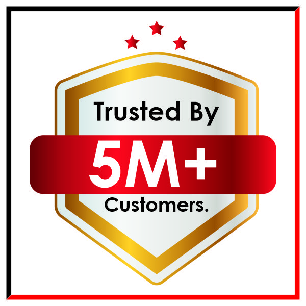 Trusted by 5M+ Customers 